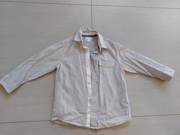 Chemise rayée à manches longues