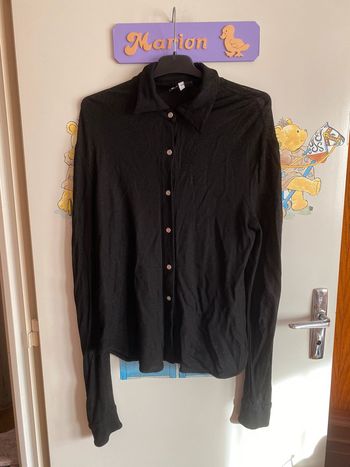 Chemisier noir, taille Xl.