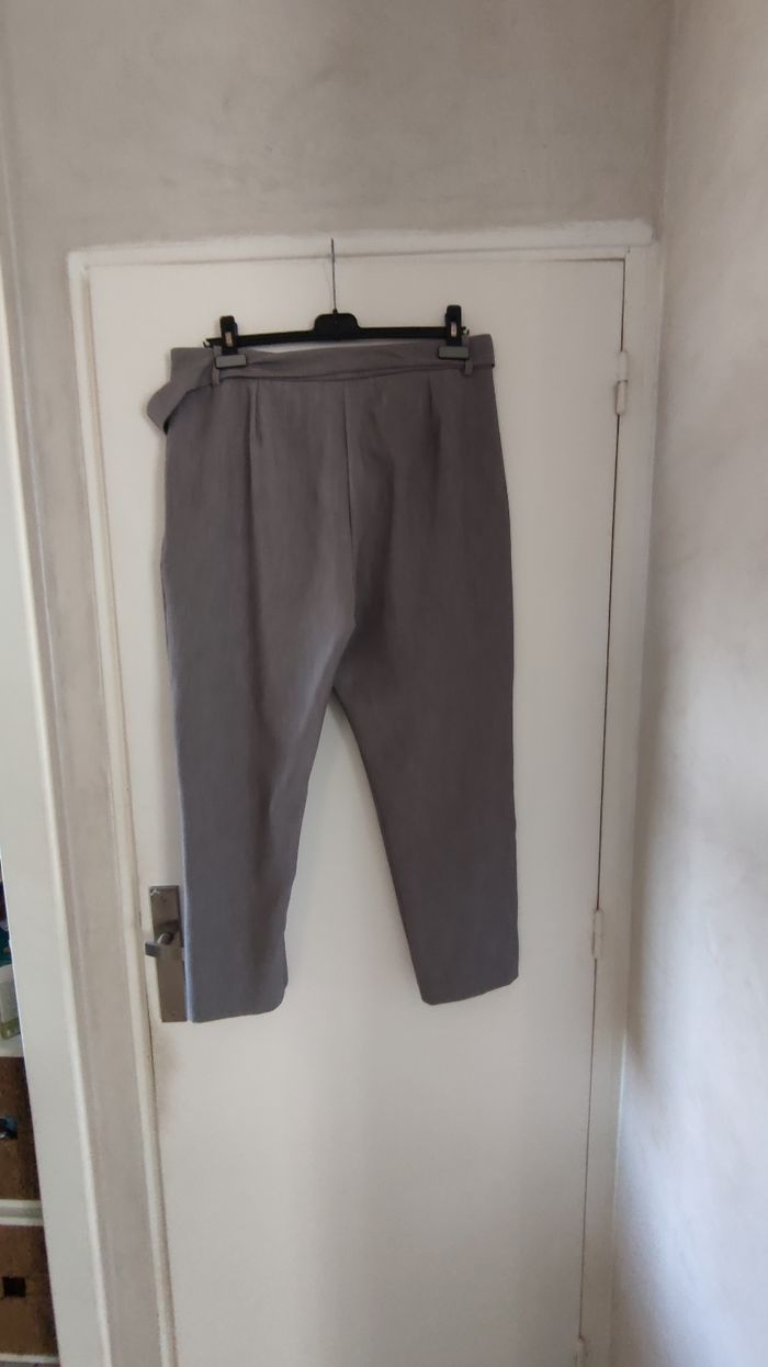 Pantalon femme Promod taille 42 couleur gris - photo numéro 9