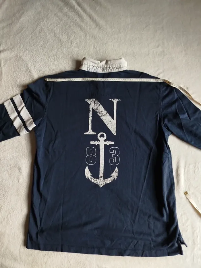 Polo manches longues vintage Nautica taille L - photo numéro 13