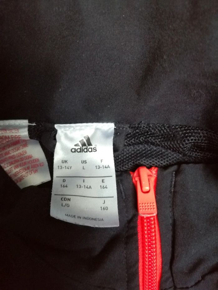 Jogging #Adidas orange et noir T 14 ans - photo numéro 4