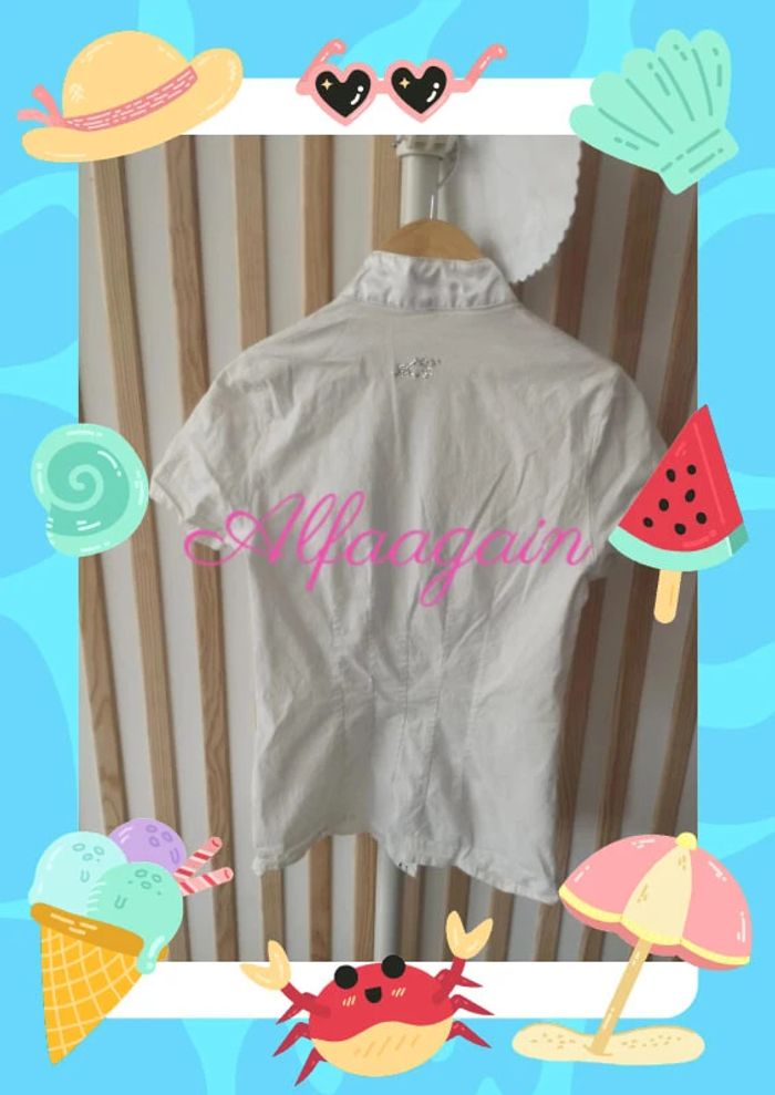 Chemisier d'équitation compétition 8ans xxs - photo numéro 4