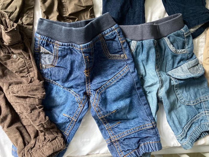 Lot de 5 pantalons et salopettes 3 mois - photo numéro 2