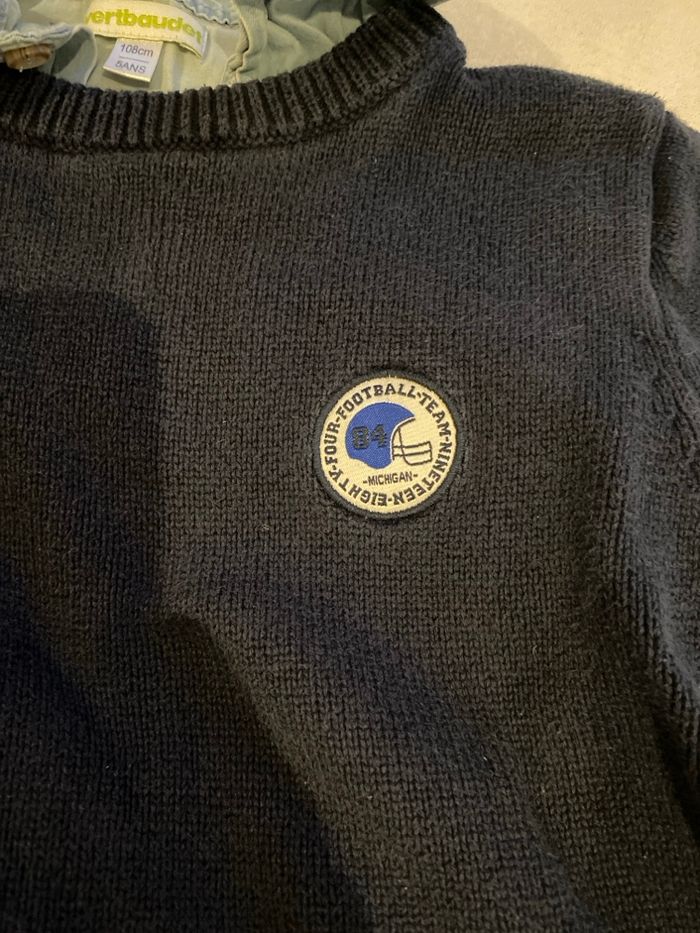 Pull chemise intégrée vertbaudet 5 ans garçon - photo numéro 5