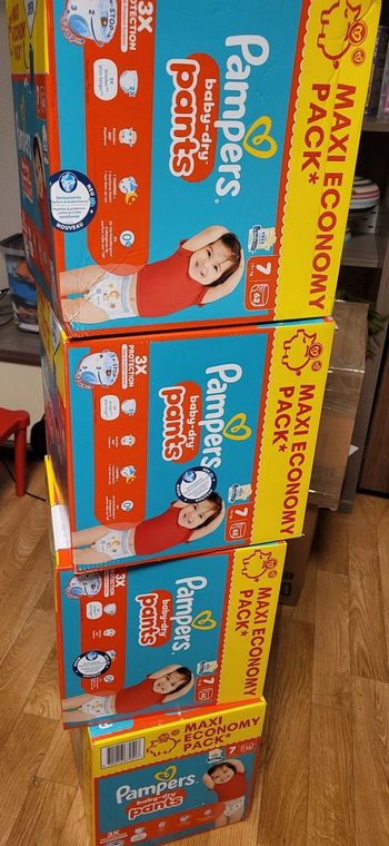 Couches pampers baby-dry pants T7 