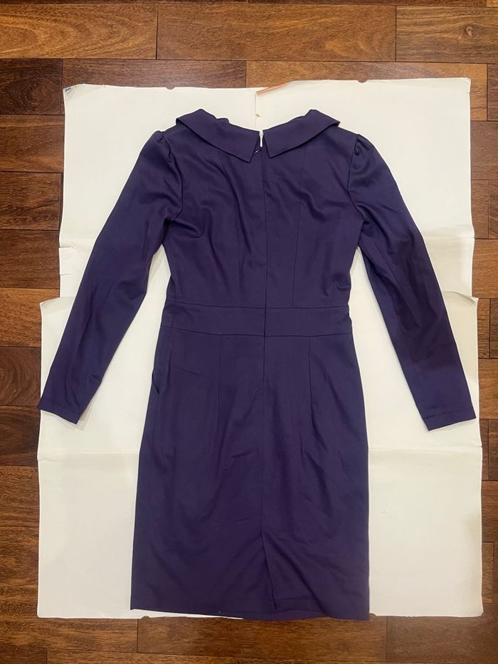 Robe longue manches longues violet mauve taille XS - photo numéro 5