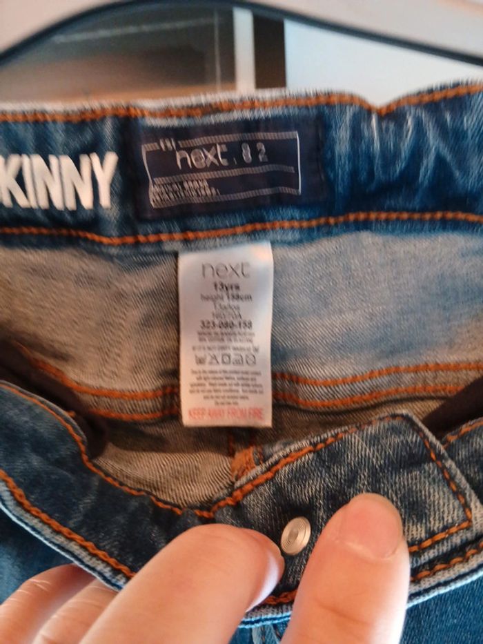 Jeans next super skinny 13 ans - photo numéro 3