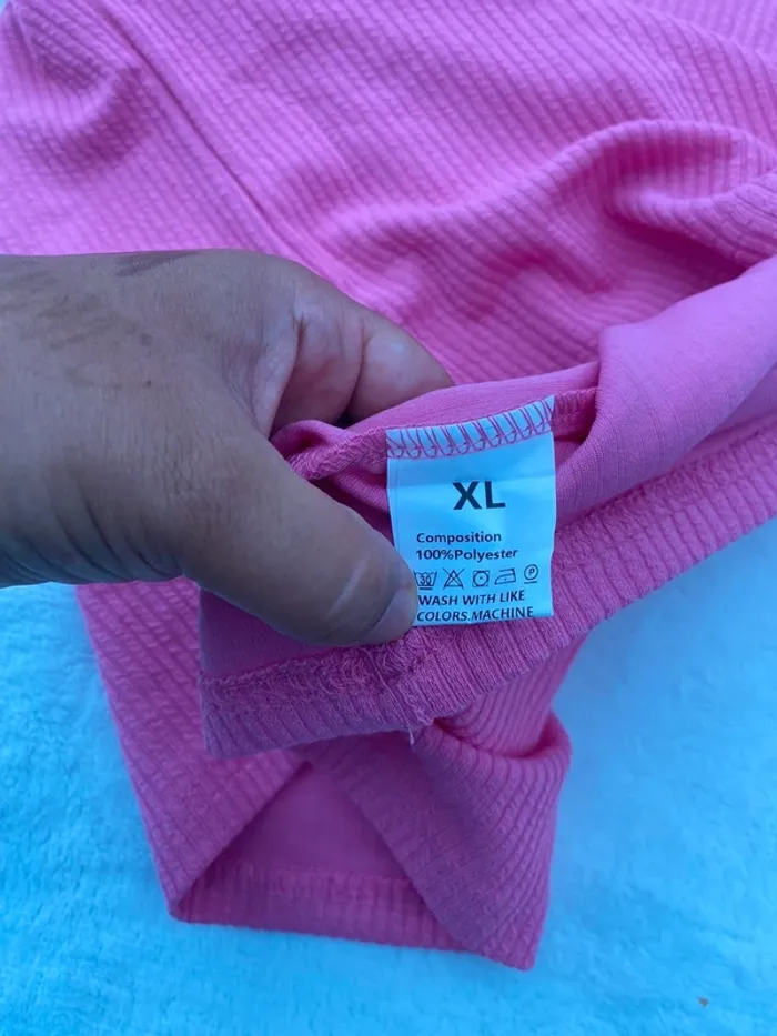 Teeshirt débardeur rose vif fuschia neuf - photo numéro 12