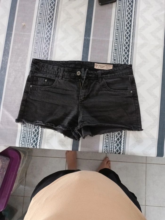 Short jeans noir