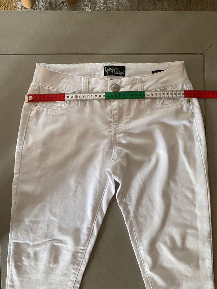 Jeans stretch super skinny blanc Yes Miss taille 27 US soit 36/38 - photo numéro 11