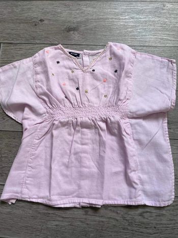T-shirt tunique rose Kiabi 12 mois