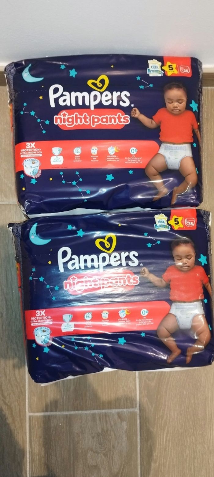Couches Pampers nuit taille 5
