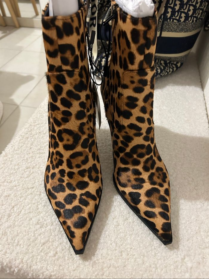 Heel boots Zara léopard sold out - photo numéro 8