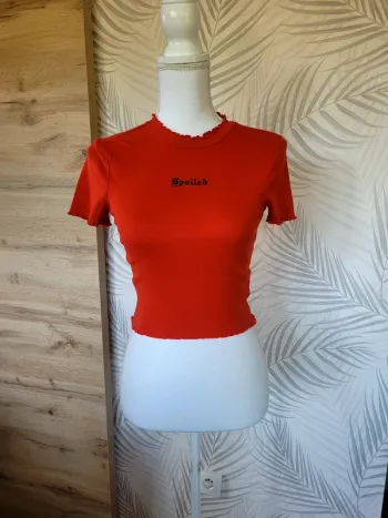 Tee-shirt top adolescente taille XS