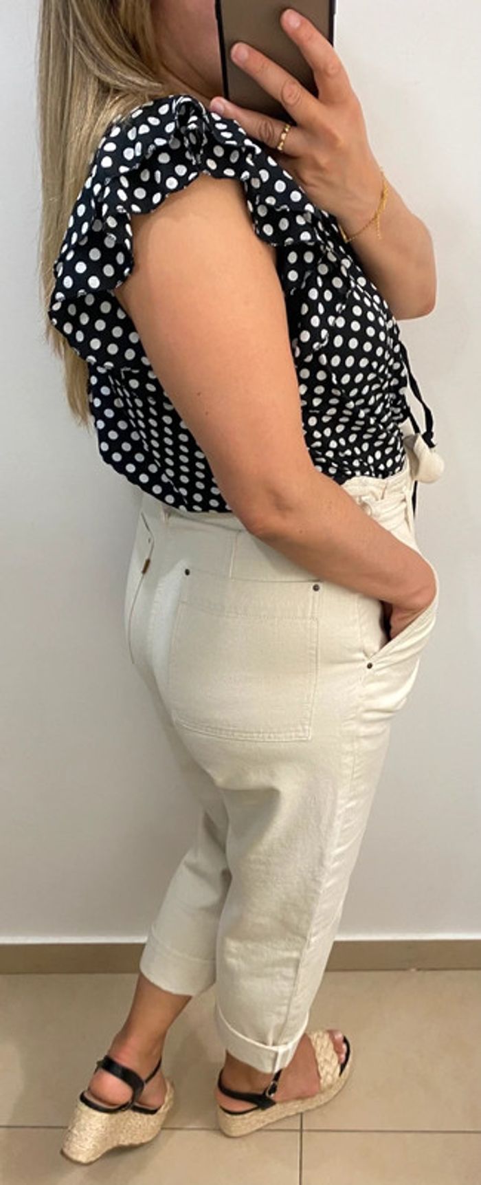 Blouse a pois - photo numéro 6