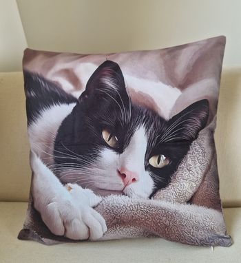 Magnifique housse de coussin 45x45cm