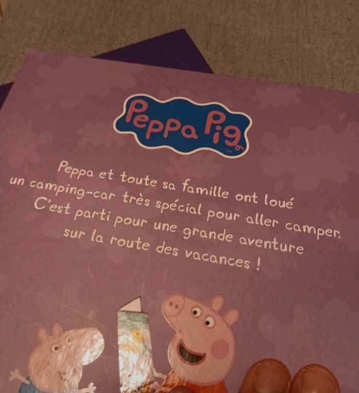 Livre Peppa pig peppa part en en camping - photo numéro 3