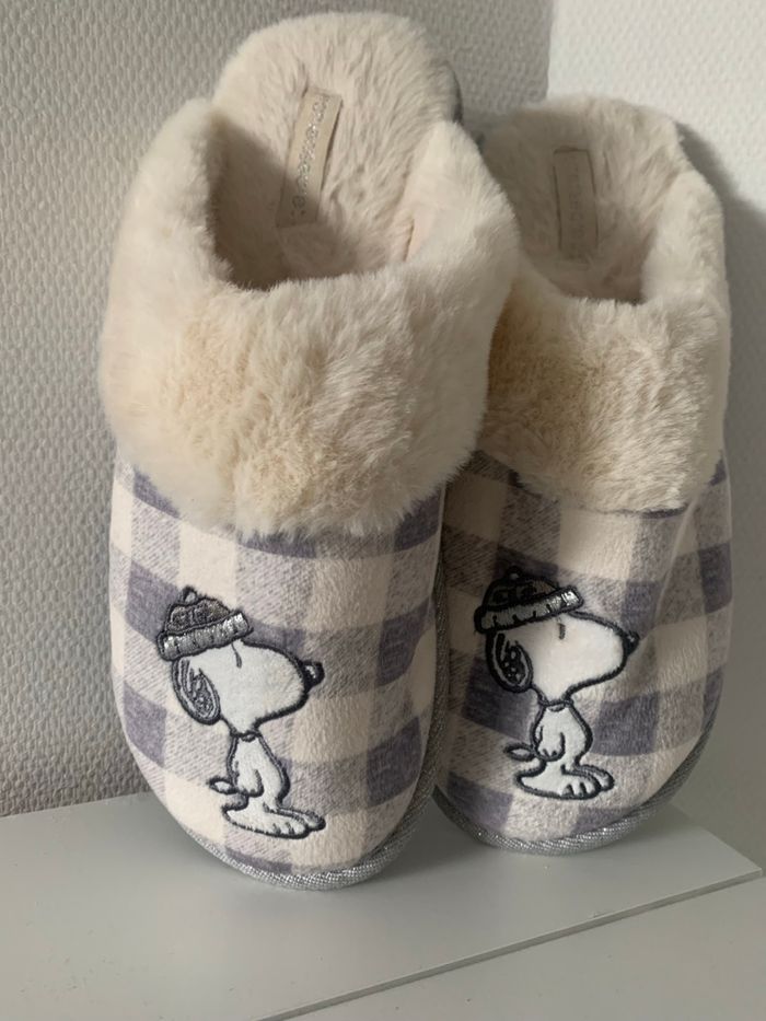 Chaussons fourrés Snoopy – Women’secret – Taille 37