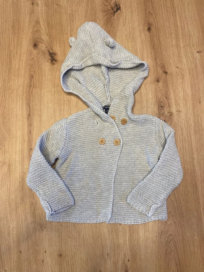 Gilet à capuche 3mois