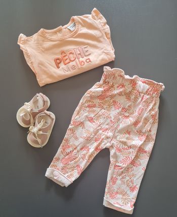 Ensemble pêche Melba en 3 mois