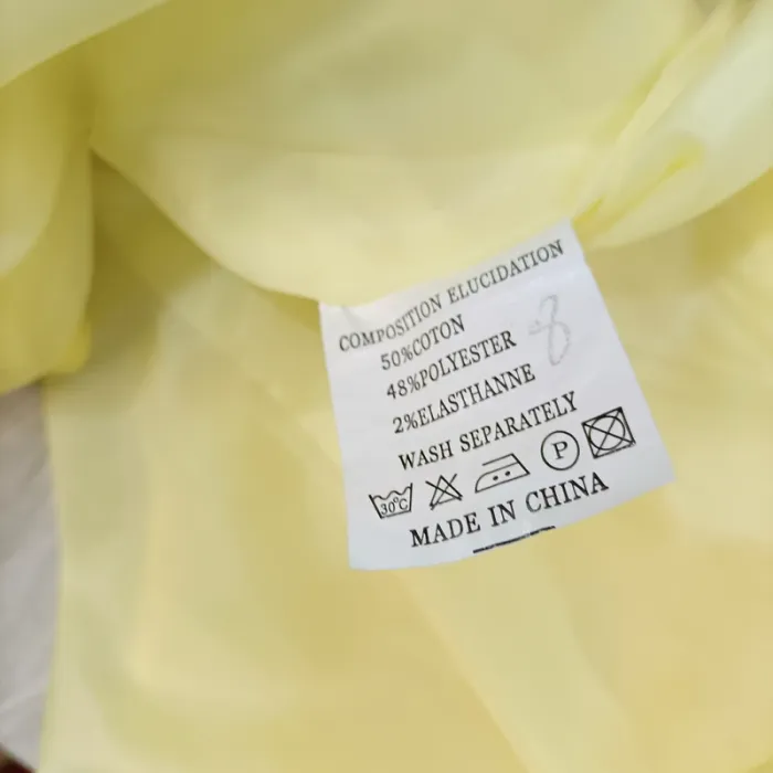 Veste jaune ouverte - Nana Love - Taille M A1212 - photo numéro 7