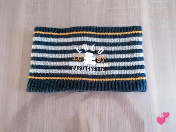 Snood /Tour de cou rayé Lulu Castagnette