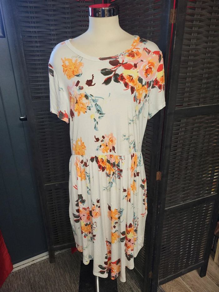 Robe fleurie XXL
