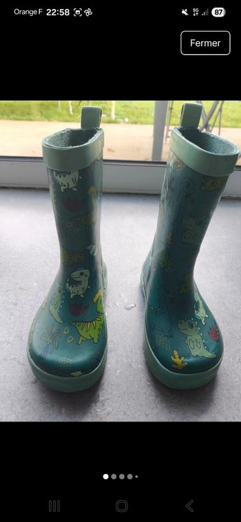 Botte pluie Dinosaure