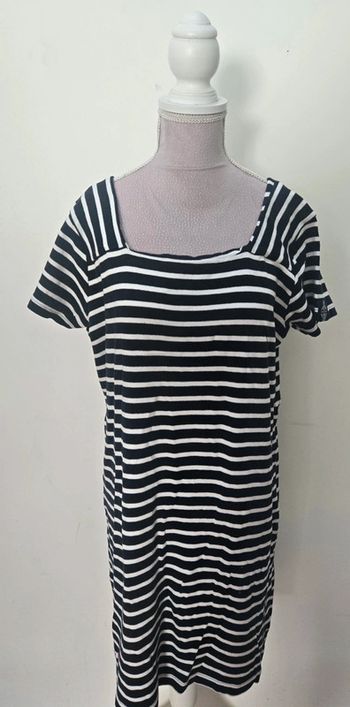 Robe marinière Voile Bleue taille XL