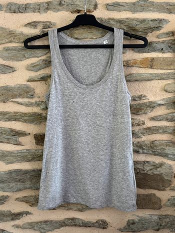 Débardeur gris taille XS