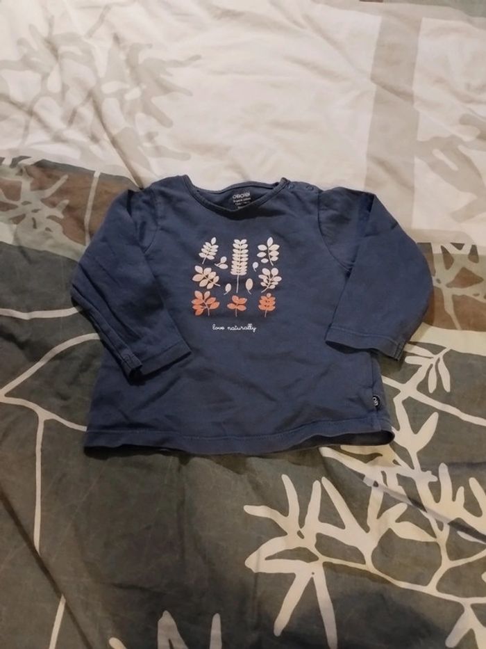 Tee shirt manches longues 12 mois