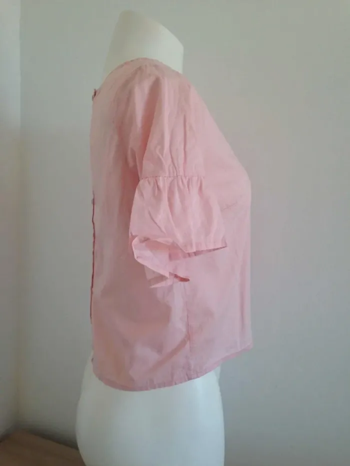Blouse col rond manches courtes classique S 36 Gémo - photo numéro 4