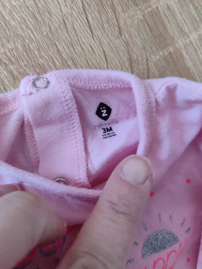 Pyjama coton - 3 Mois - Fille - photo numéro 3