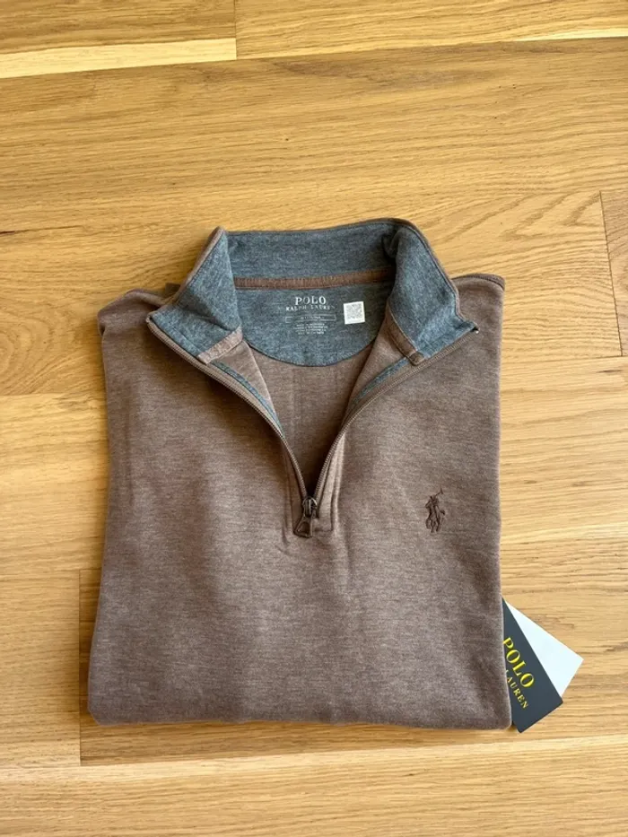 Pull 1/4 Zip - Ralph Lauren (NEUF) - photo numéro 5