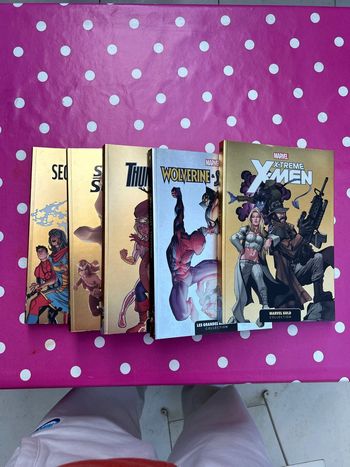 Lot de 5 Marvel livres Marvel gold collection les grands alliances - 6-7-8-9-10