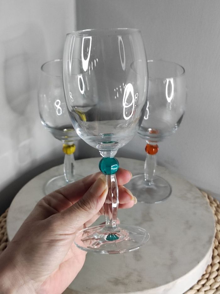 Verres perles facettes - photo numéro 3