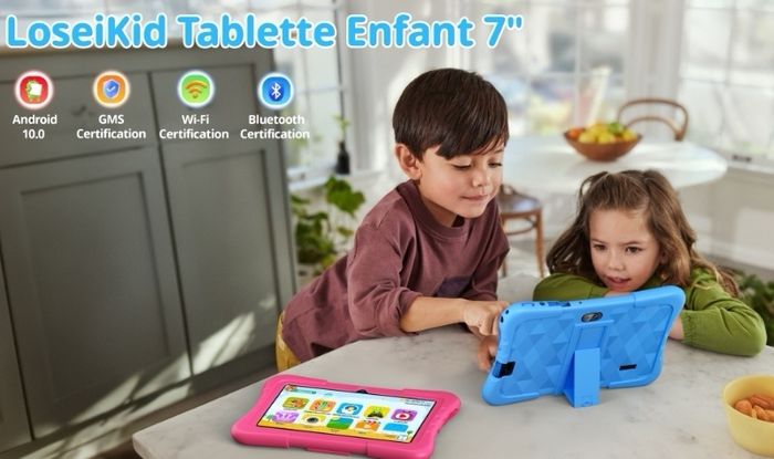 TABLETTE TACTILE ENFANT BLEU ANDROID 10 - photo numéro 9