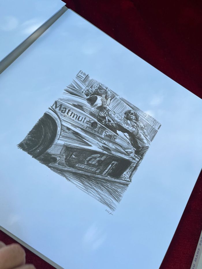 Deux dossiers uniques de dessins originaux au crayon – Michel Lecomte - photo numéro 6
