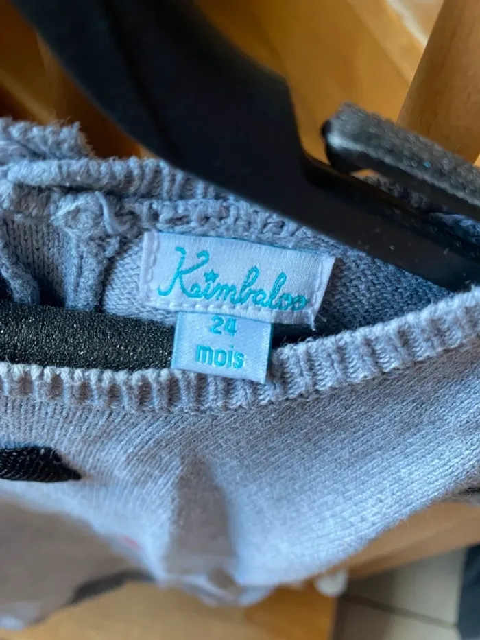 Robe Noeud mi saison fille 24m - photo numéro 2