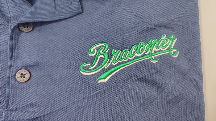 Vêtement vintage de marque Polo bleu Nike Nikegolf Dri-fit L #D84 - photo numéro 4