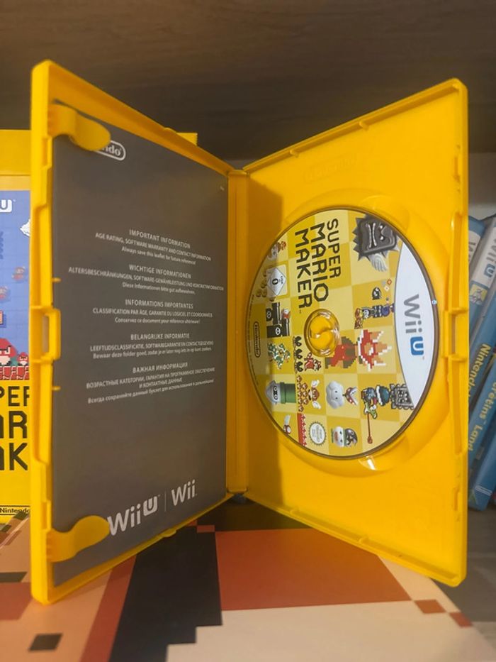Pack super Mario maker Wii u jeu + livret coffret - photo numéro 3