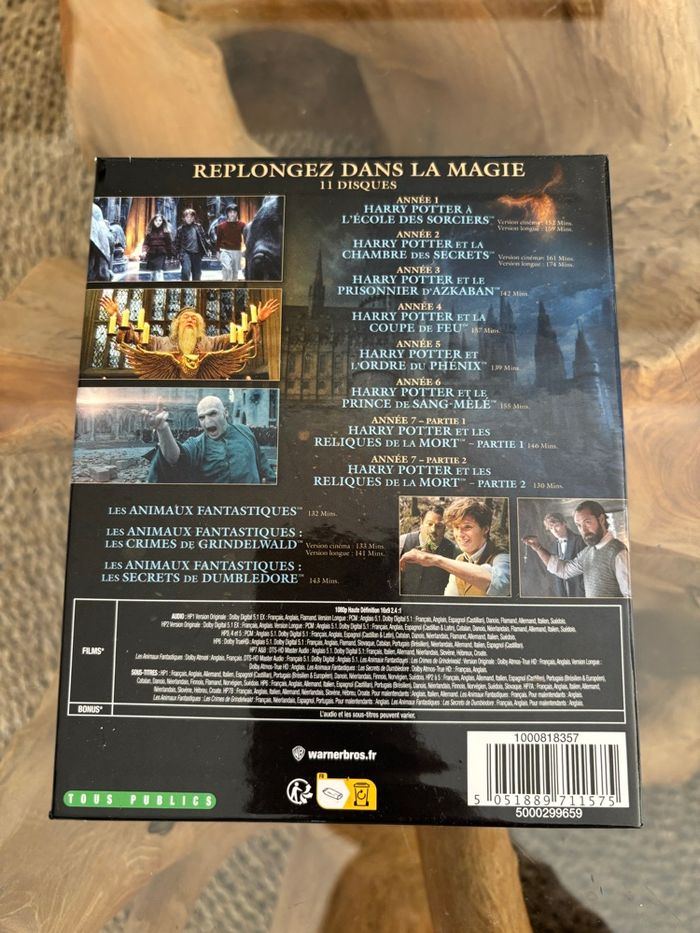 Coffret bluray Harry Potter Les animaux fantastiques - photo numéro 5