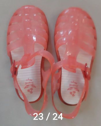 sandales de plage en plastique corail fille - Sergent Major - 23 / 24
