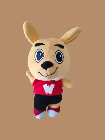 Grand Doudou Kangourou Peluche Couleur Claire – Esprit Walibi
