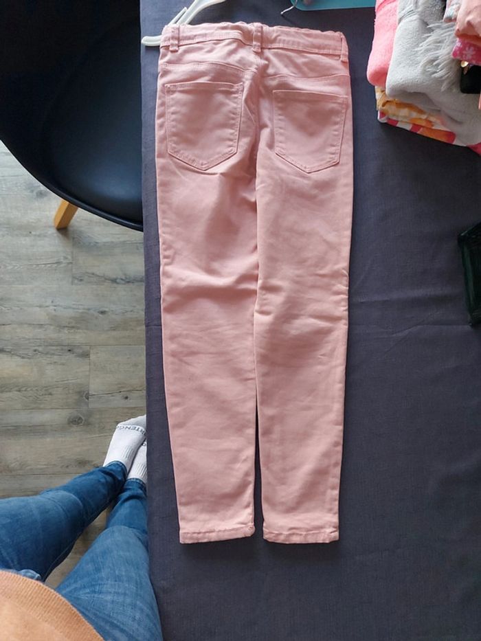 Pantalon skinny Kiabi 7 ans rose clair - photo numéro 12