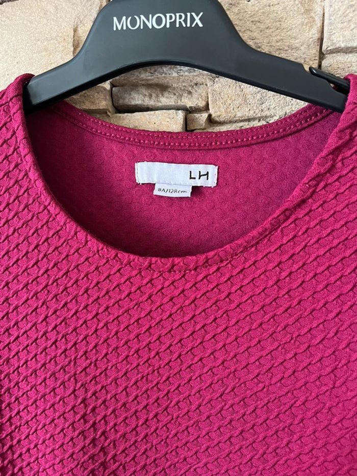 Robe bordeaux taille 8 ans LH - photo numéro 3