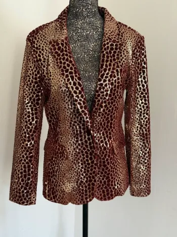 Veste à sequin léopard - School Rag - Taille 36/38