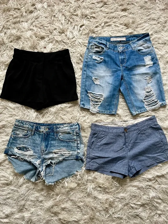 Lot de 4 shorts XS/34