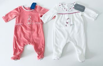 Lot de deux pyjamas en velours Sergent Major