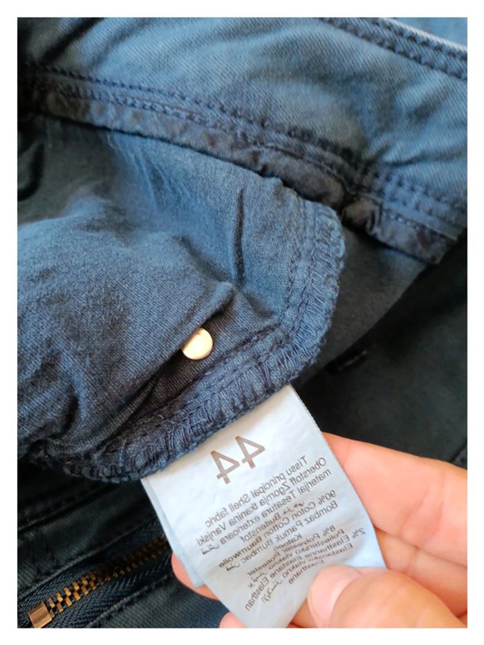 Jean bleu taille 44, mignon neuf détail fermeture pantalon simple basic -- - photo numéro 4